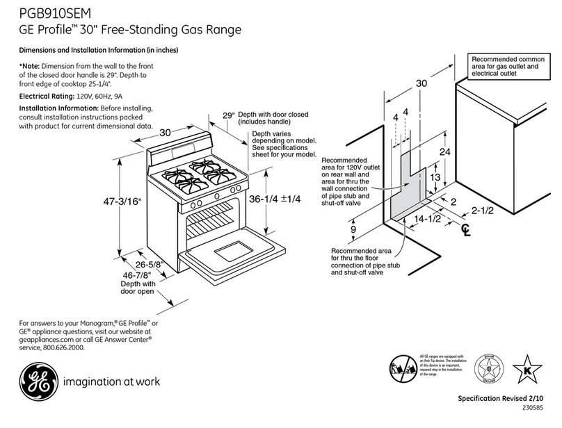 GE Profile PGB910SEMSS Manual