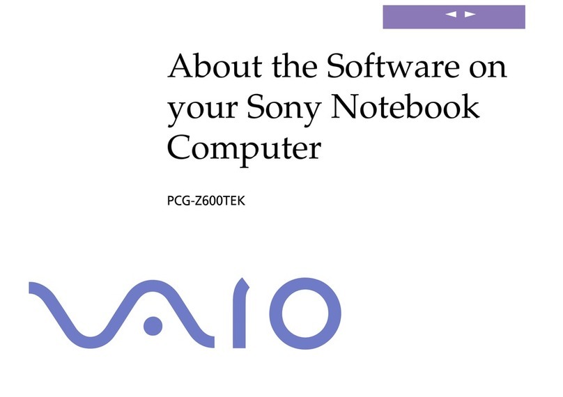 Sony VAIO PCG-Z600TEK Mounting instructions