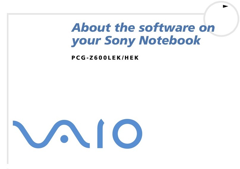Sony VAIO PCG-Z600HEK Mounting instructions Sony VAIO PCG-Z600HEK Mounting instructions