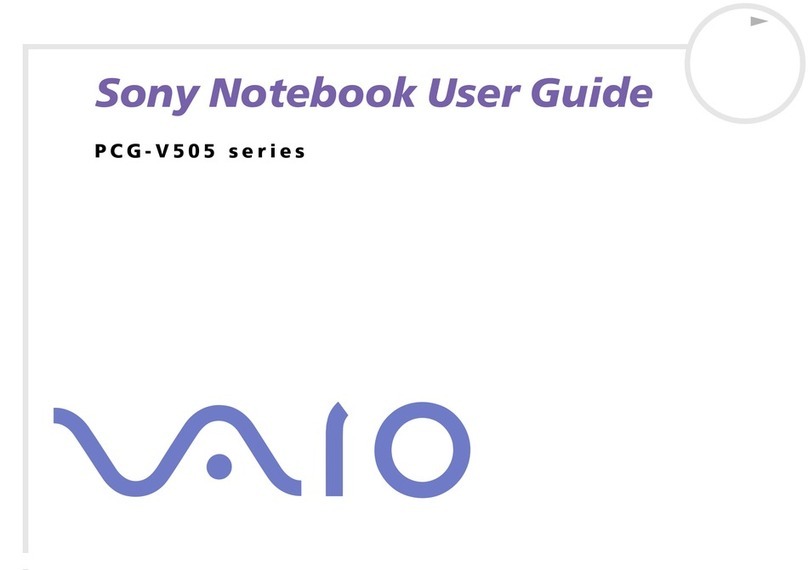 Sony VAIO PCG-V505AK User manual