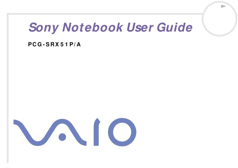 Sony PCG-SRX51P/A User manual