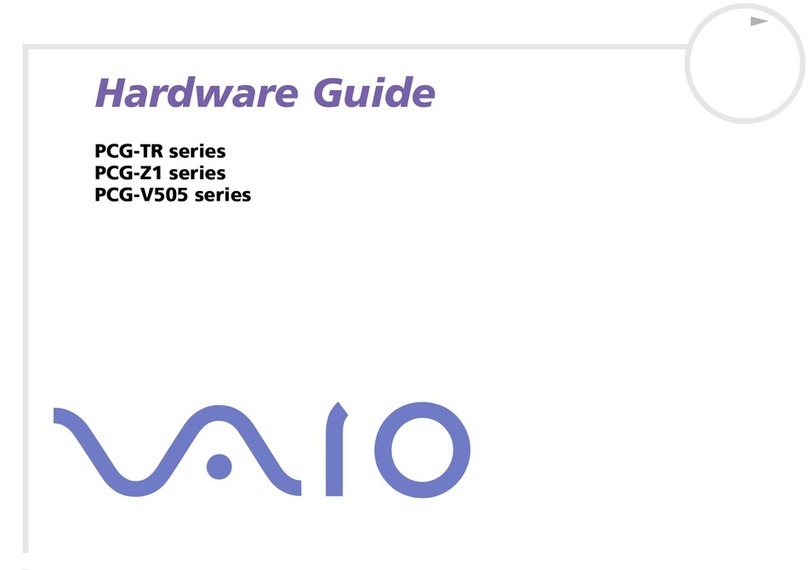 Sony VAIO PCG-TR2MP Installation instructions