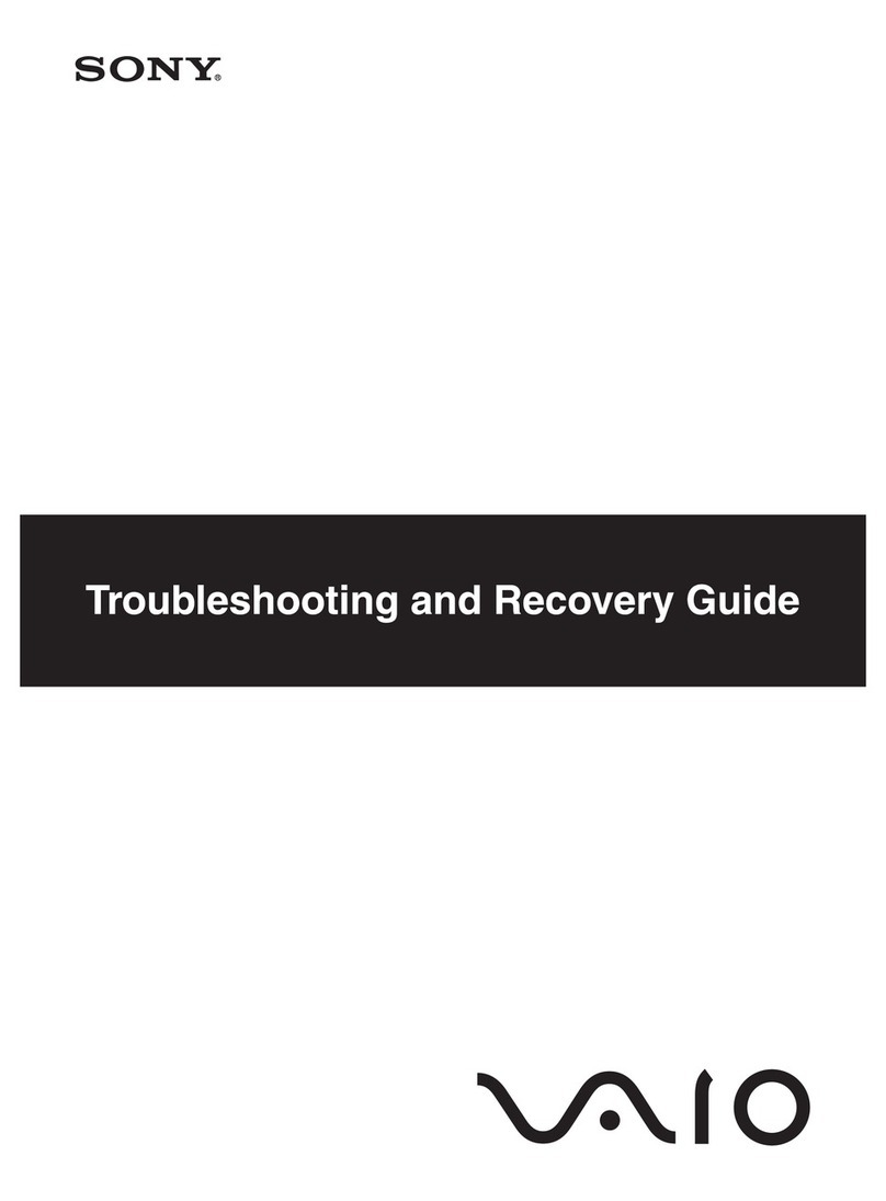 Sony VGN-AR88E Troubleshooting and recovery guide