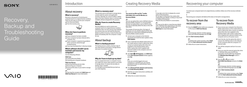 Sony VPCCA3C5E User manual