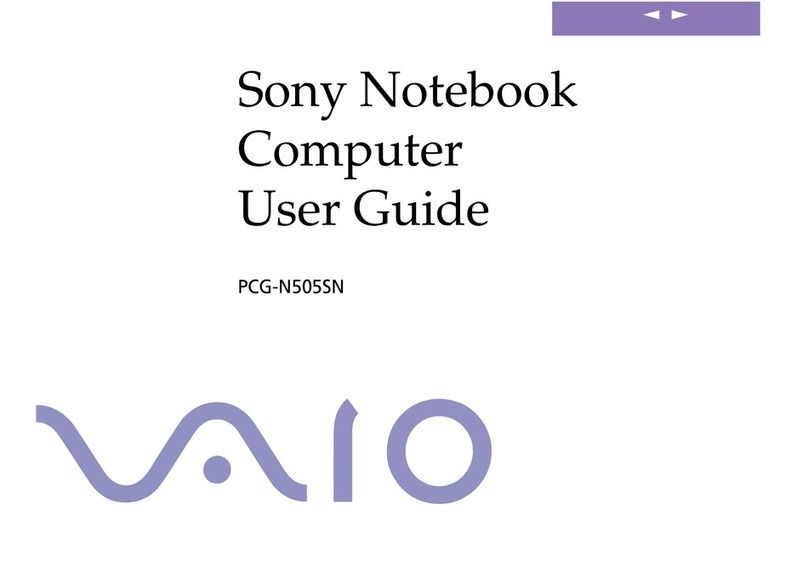 Sony VAIO PCG-N505SN User manual