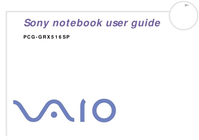 Sony VAIO PCG-GRX516SP instruction & operation manual