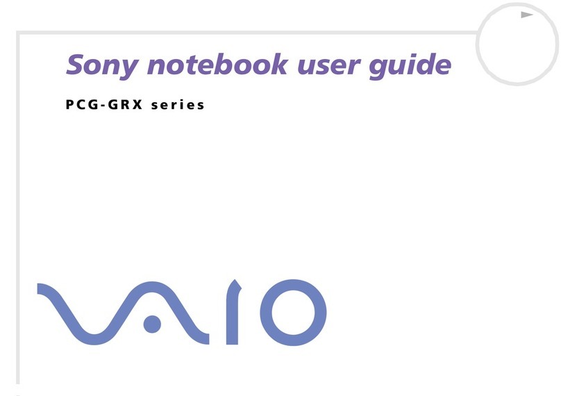 Sony PCG-GRX616MP User manual
