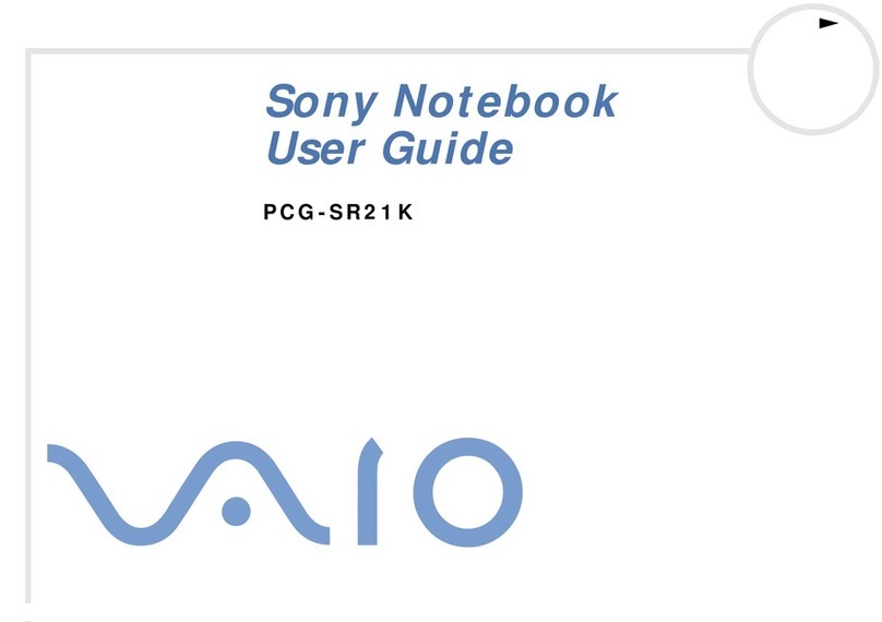 Sony VAIO PCG-SR21K user guide