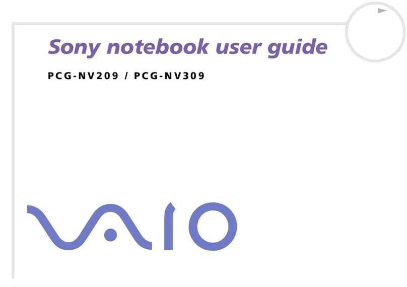 Sony VAIO PCG-NV209 User manual