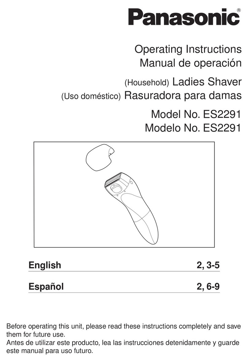 Panasonic ES2291DT User manual Panasonic ES2291DT User manual