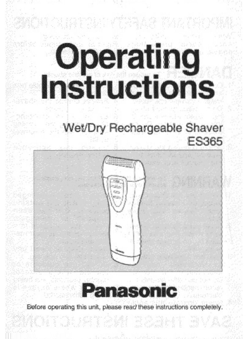 Panasonic ES365H operating instructions