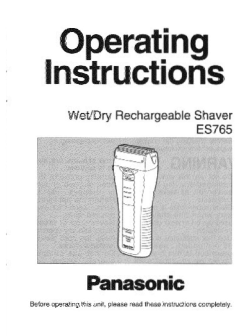 Panasonic ES765S User manual