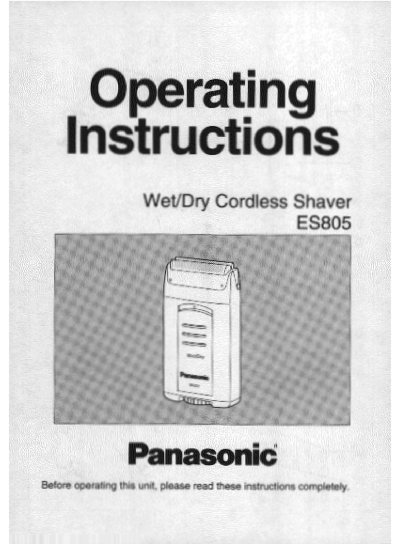 Panasonic ES805S User manual