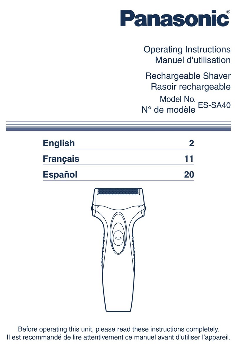 Panasonic ES-SA40-K operating instructions