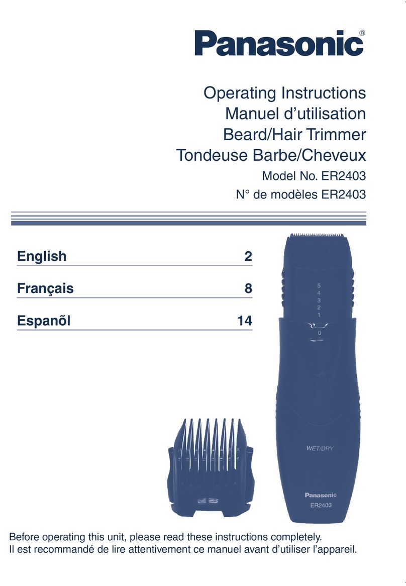 Panasonic ER2403K operating instructions