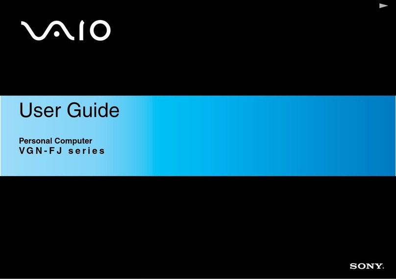 Sony VGN-FJ3SR/B User manual