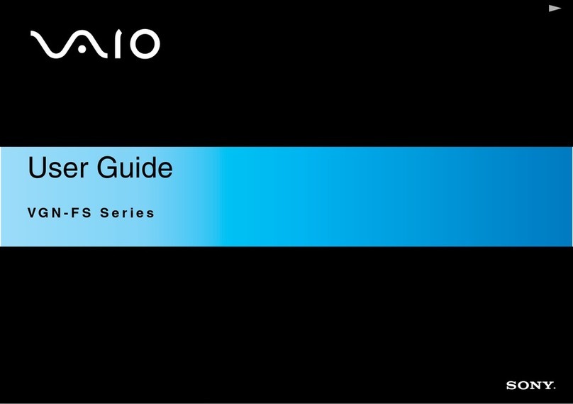Sony VGN-FS115E user guide