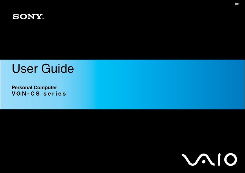 Sony VGN-CS21S/T User manual Sony VGN-CS21S/T User manual