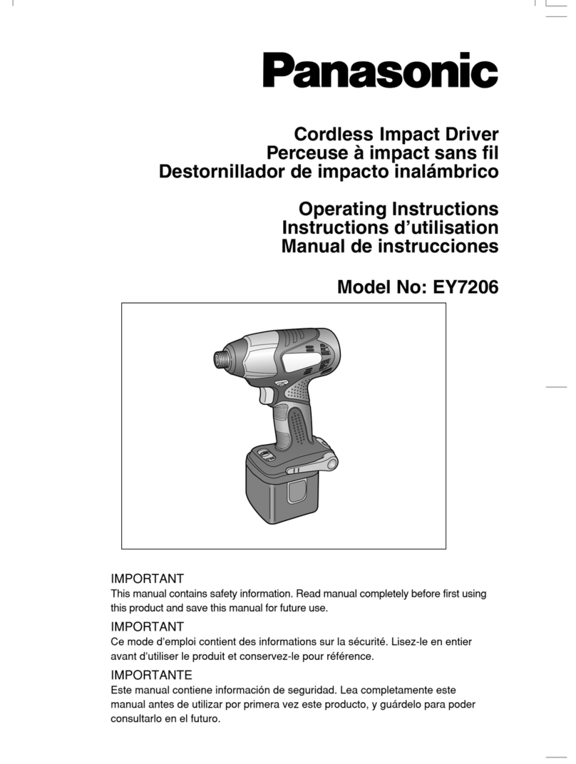 Panasonic EY7206GQW User manual