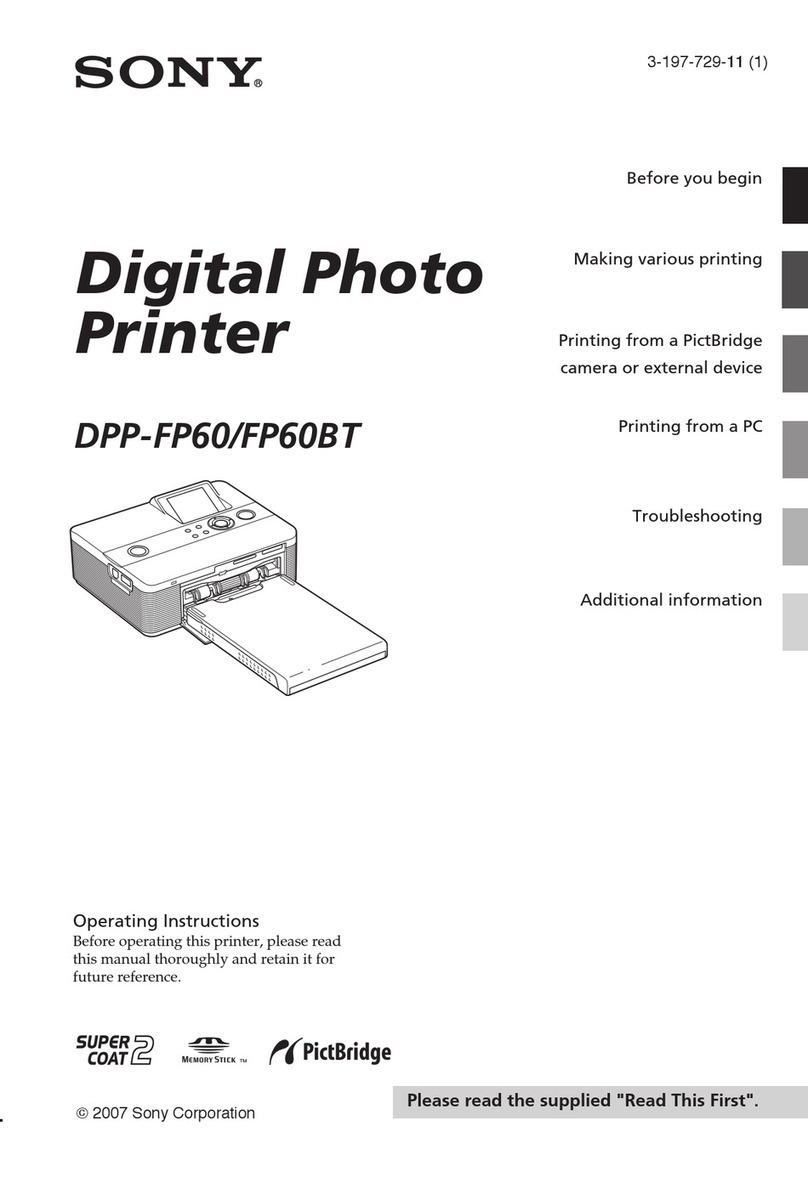 Sony DPP-FP60 User manual