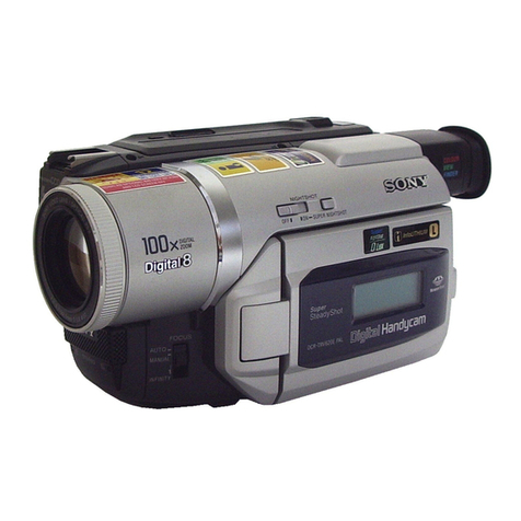 Sony D8 Digital Handycam DCR-TRV420E User manual