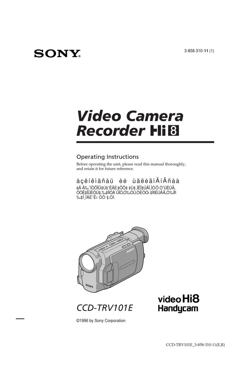 Sony Handycam CCD-TRV101E User manual