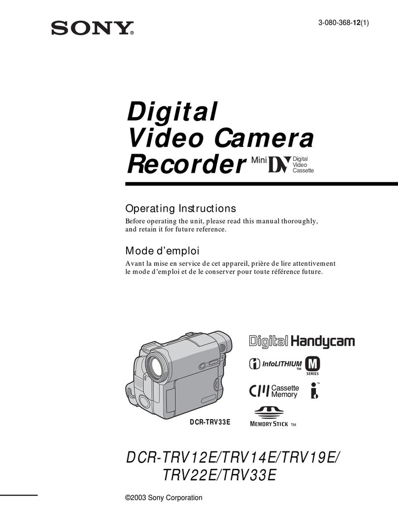Sony DCR-TRV12E User manual