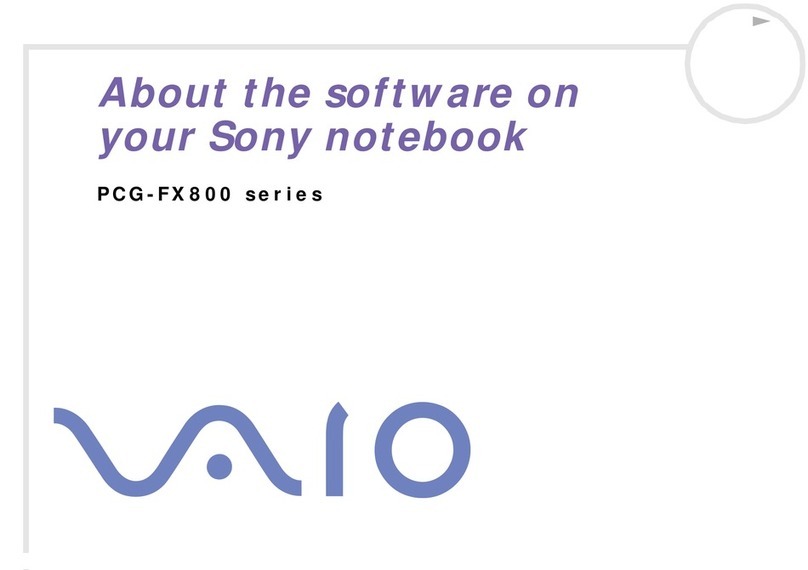 Sony Vaio PCG-FX801 Mounting instructions