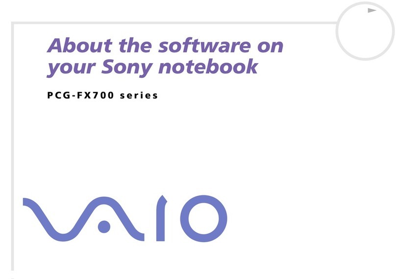 Sony Vaio PCG-FX701 Mounting instructions