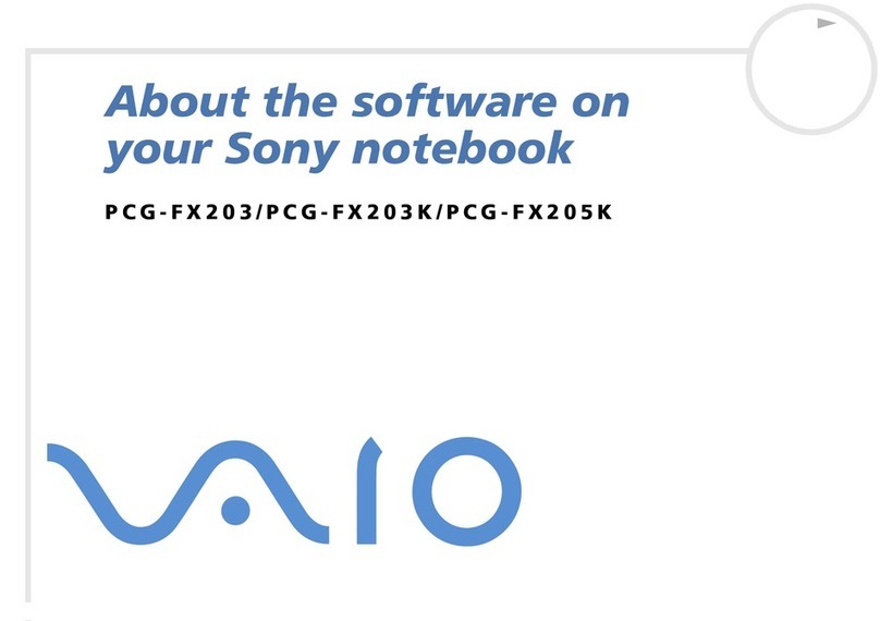 Sony VAIO PCG-FX203K Mounting instructions