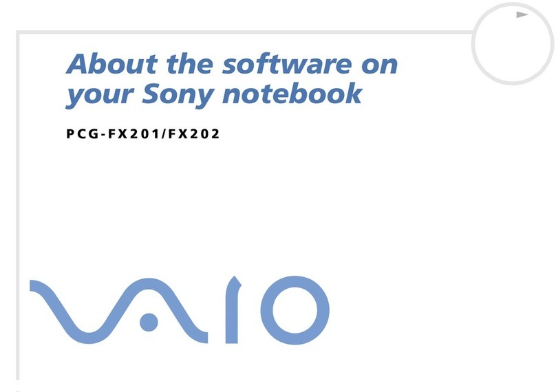 Sony VAIO PCG-FX201 Mounting instructions