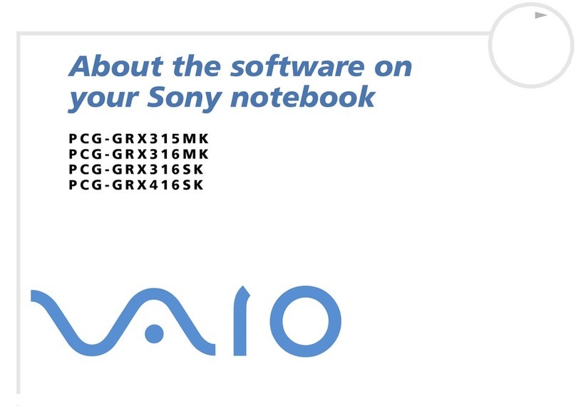 Sony VAIO PCG-GRX315MK Mounting instructions