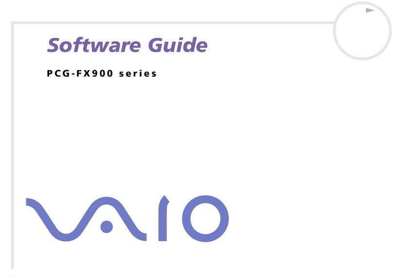 Sony Vaio PCG-FX902P Quick start guide