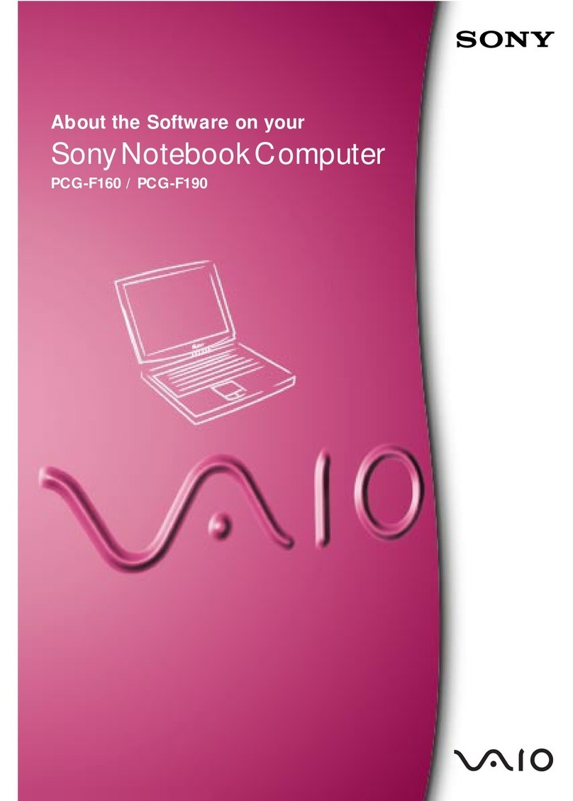 Sony VAIO PCG-F160 Mounting instructions