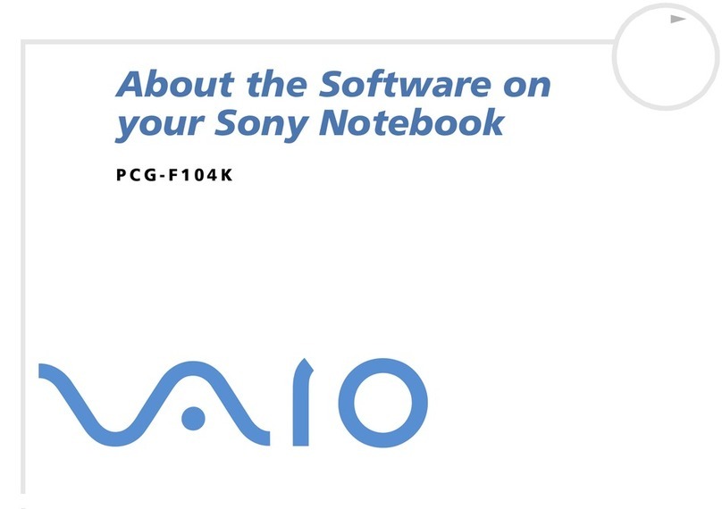 Sony Vaio PCG-F104K Mounting instructions