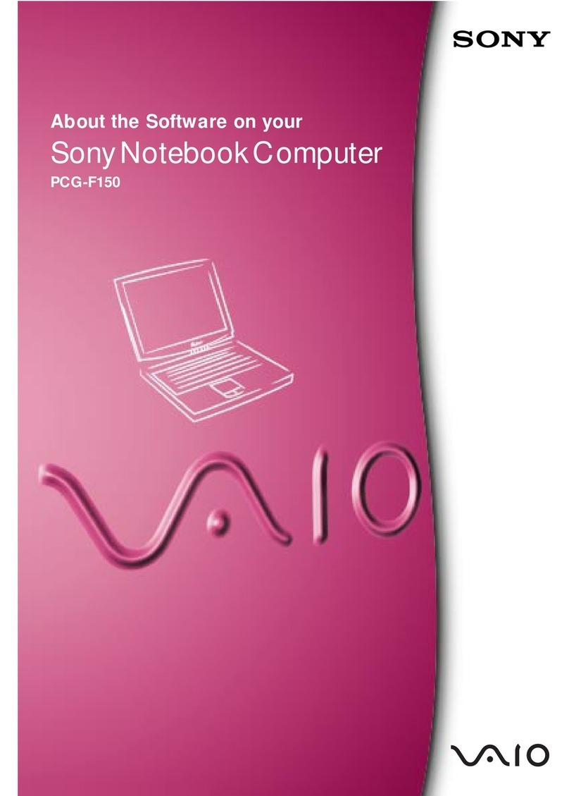 Sony VAIO PCG-F150 Mounting instructions