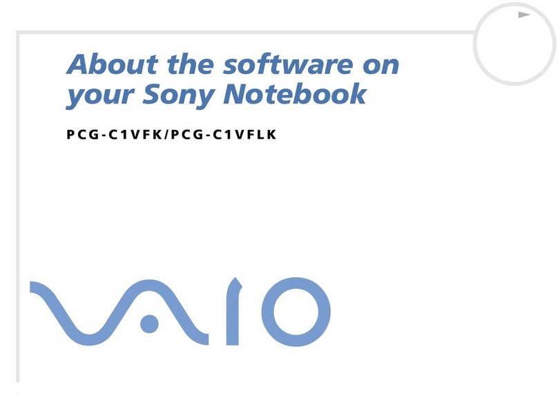 Sony Vaio PCG-C1VFK Mounting instructions