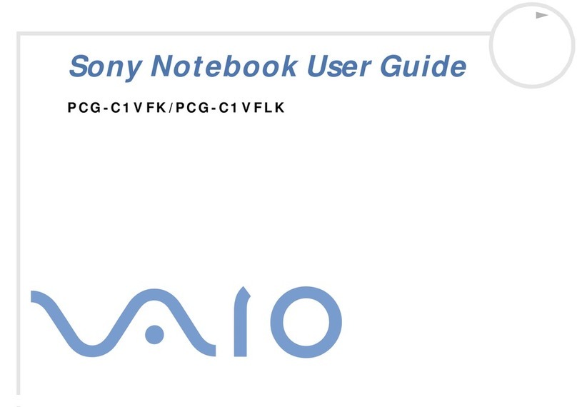 Sony Vaio PCG-C1VFK User manual