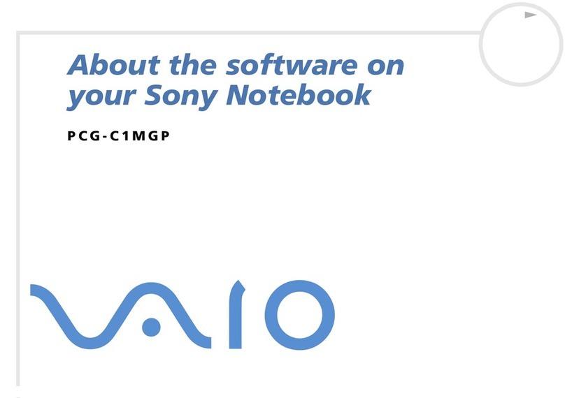 Sony Vaio PCG-C1MGP Mounting instructions