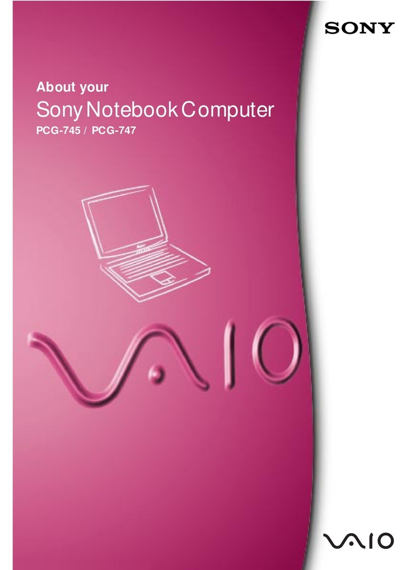 Sony Vaio PCG-745 User manual