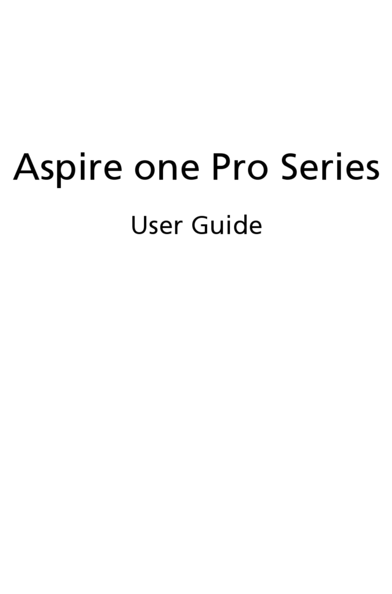 Acer Aspire One Pro Series User manual