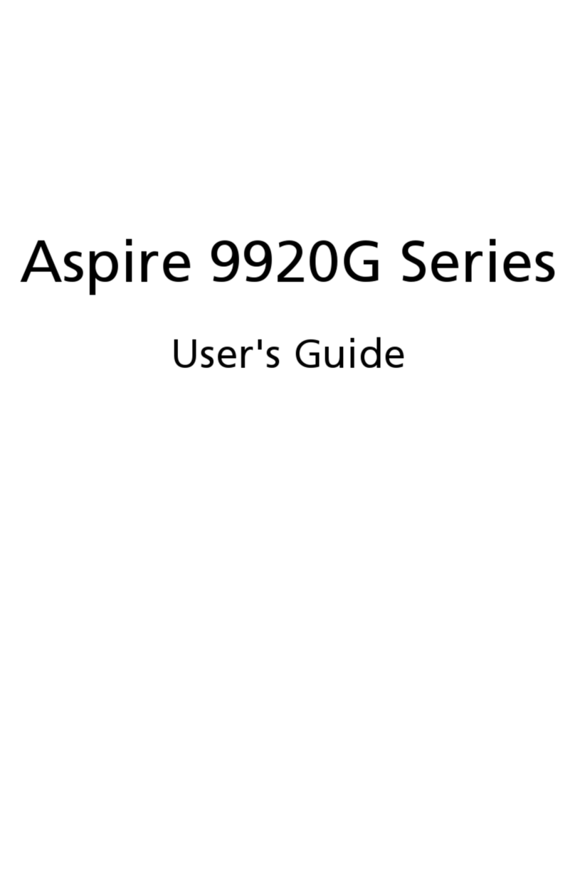 Acer Aspire 9920G Series User manual