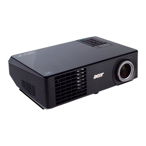 Acer X1160Z refresh User manual Acer X1160Z refresh User manual