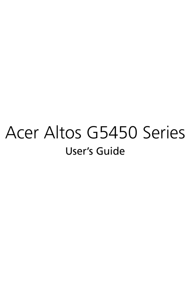 Acer Altos G5450 Series user guide