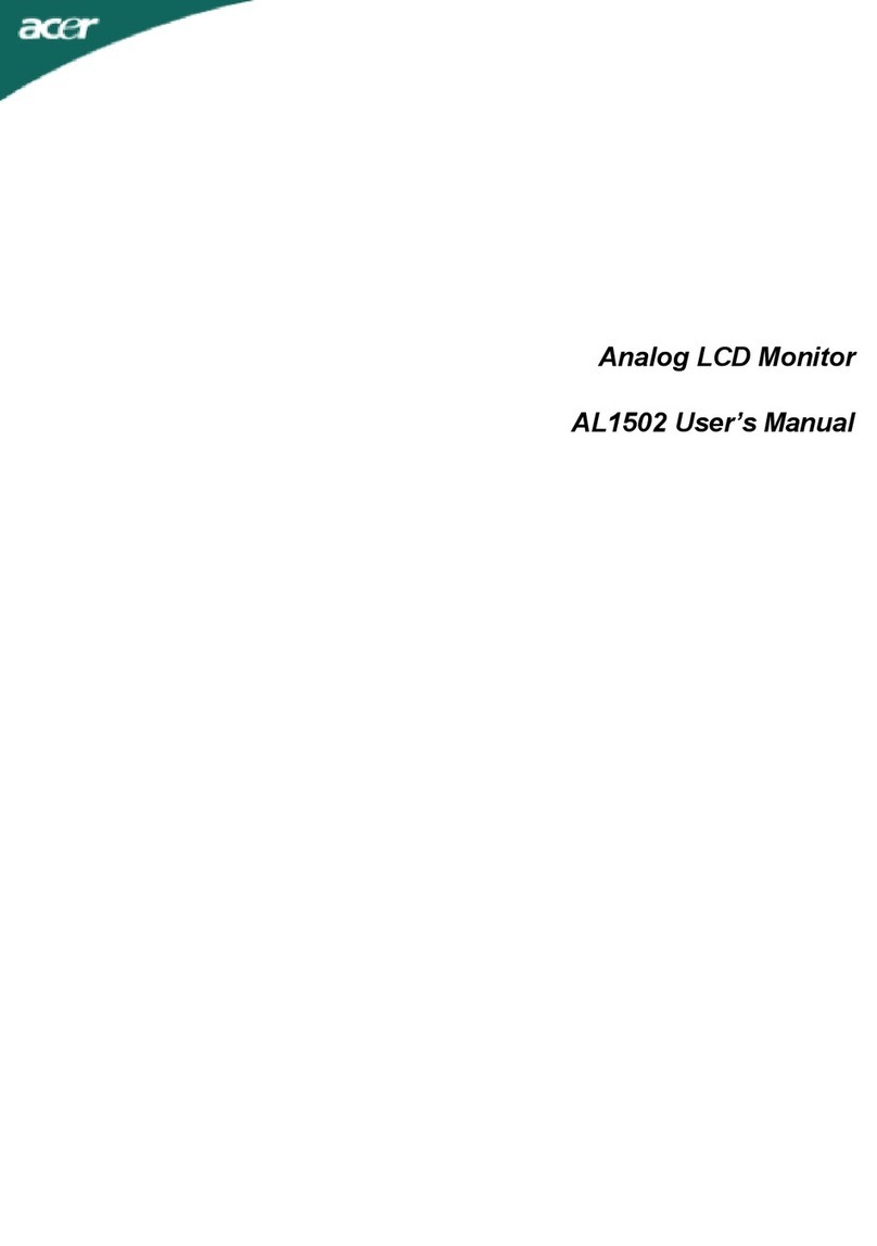 Acer AL1502 User manual