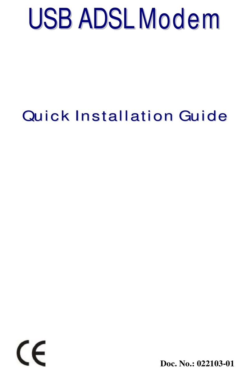 Abocom USB ADSL Modem UAM700 User manual