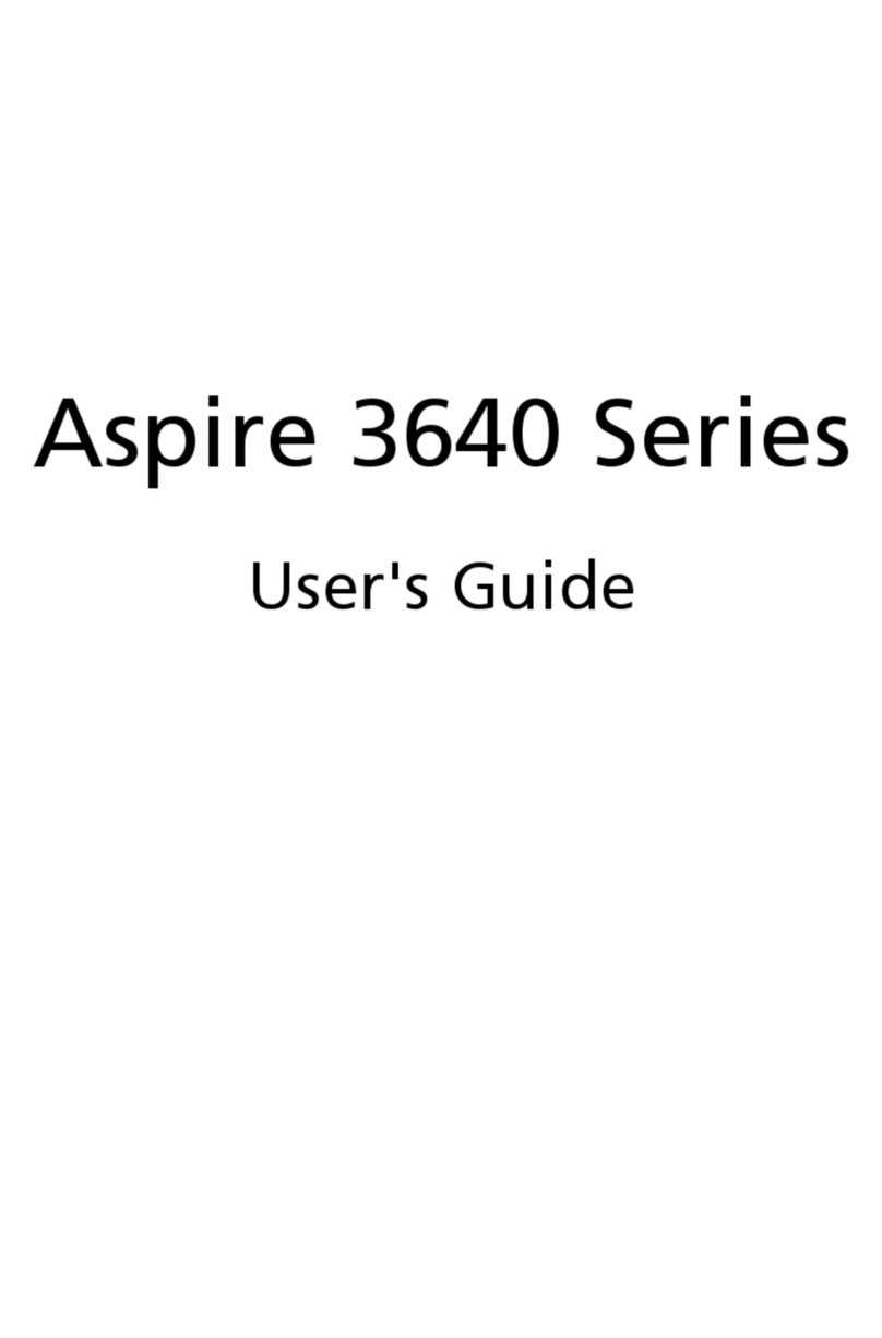 Acer Aspire 3640 user guide