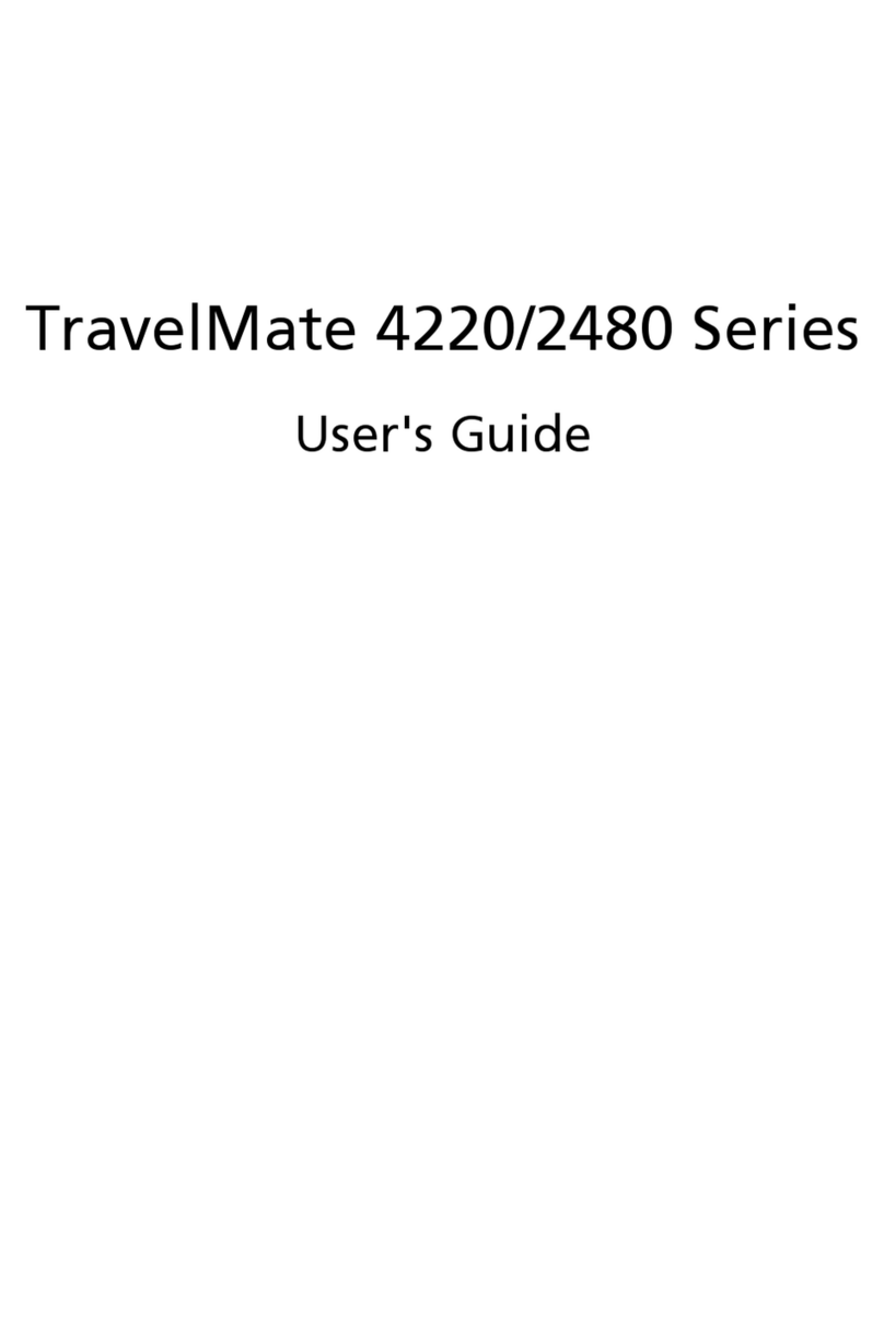 Acer TravelMate 2480 User manual