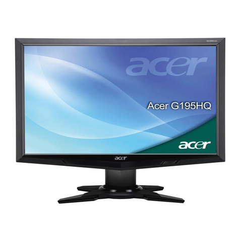 Acer G195HQ User manual