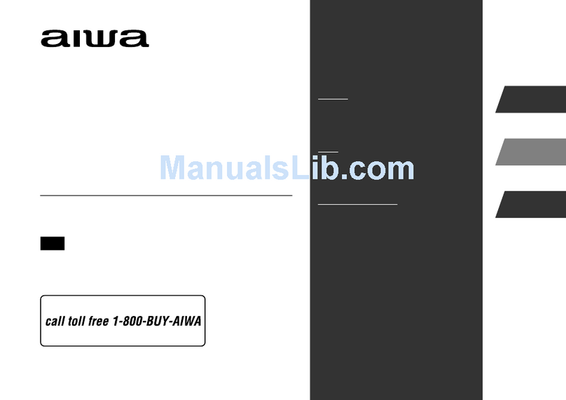 Aiwa WM5 User manual